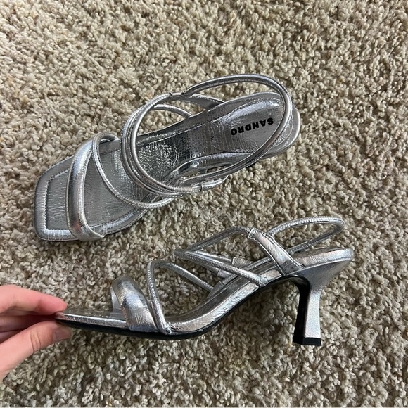 Sandro leather patent heels - Picture 4 of 6